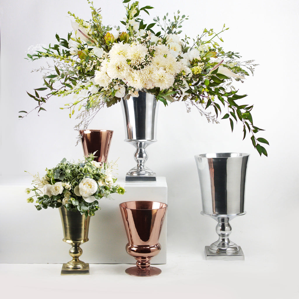 Chalice Cup - Wholesale Designer Metal Candleholders & Candelabras, Modern Centerpieces, Contemporary Plant Stands in Bulk for Interior Design & Home Decor | Unlimited Containers Inc