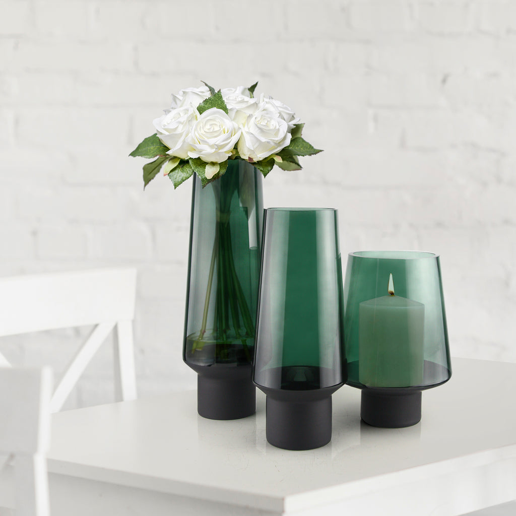 Smoked Vases Collection - Aesthetic Glass Floral Vessel | Unlimited Containers | Wholesale Flower Vases