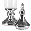 Metallic Accent White/Clear - Wholesale Glass Floral Vases, Colorful Flower Vessels in Bulk & Decorative Containers For Florists | Unlimited Containers Inc