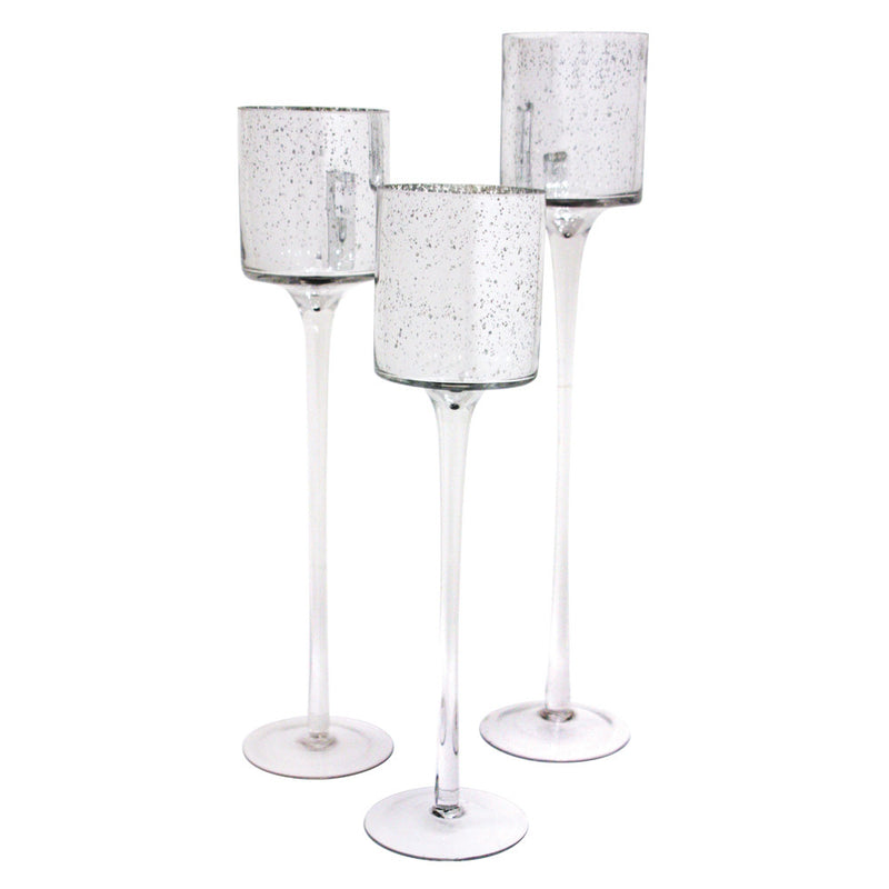 Linear Votive Gold & Silver - Wholesale Glass Floral Vases, Colorful Flower Vessels in Bulk & Decorative Containers For Florists | Unlimited Containers Inc