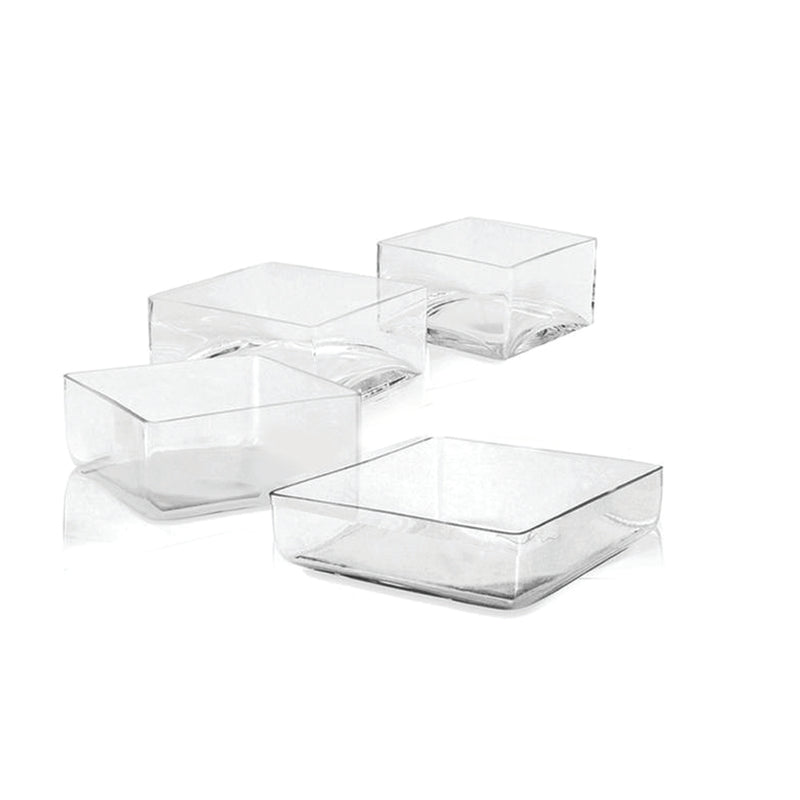 Modern Proportion Square - Wholesale Glass Floral Vases, Colorful Flower Vessels in Bulk & Decorative Containers For Florists | Unlimited Containers Inc