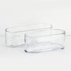 Long Oval Dish - Wholesale Glass Floral Vases, Colorful Flower Vessels in Bulk & Decorative Containers For Florists | Unlimited Containers Inc