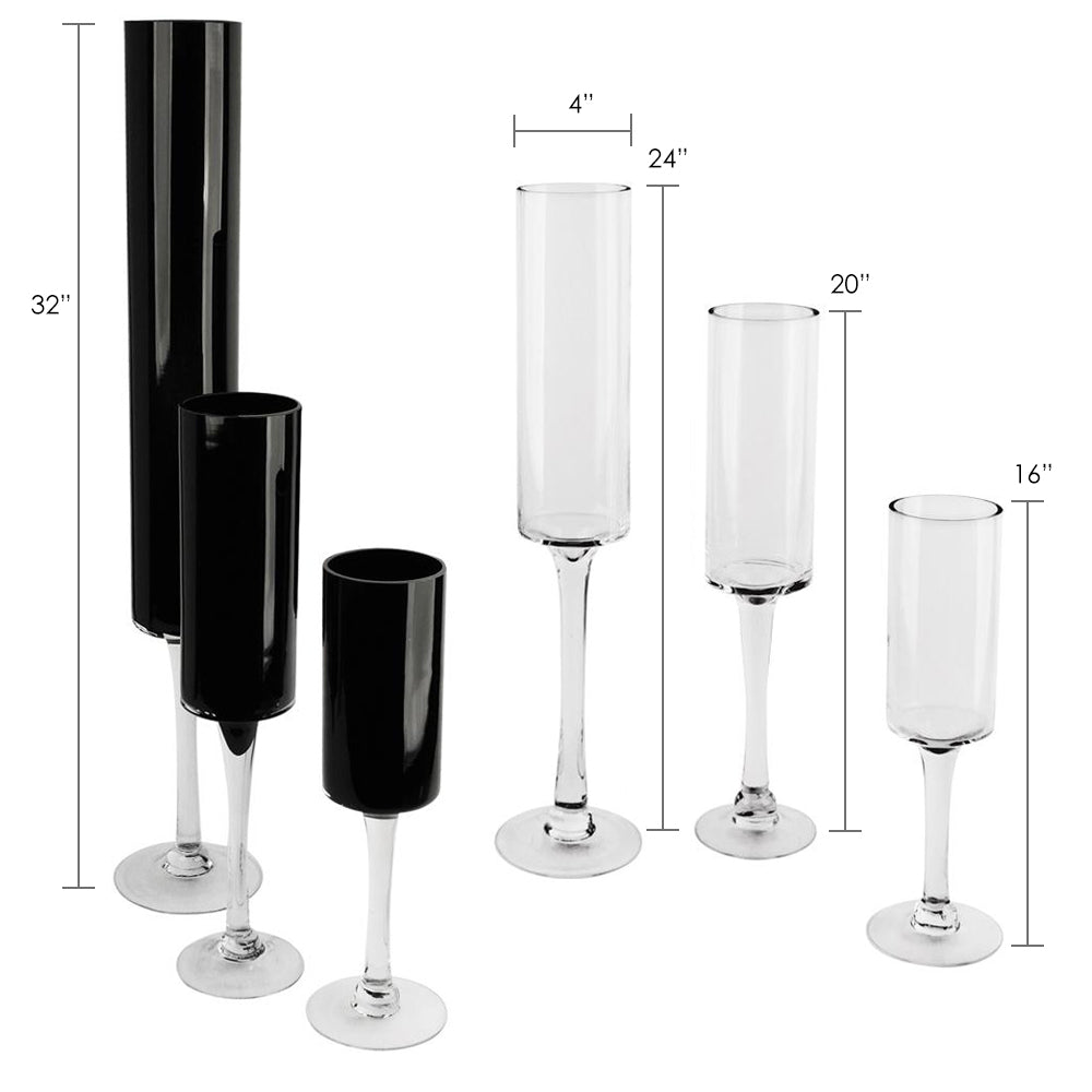 Festive Flair - Wholesale Glass Floral Vases, Colorful Flower Vessels in Bulk & Decorative Containers For Florists | Unlimited Containers Inc