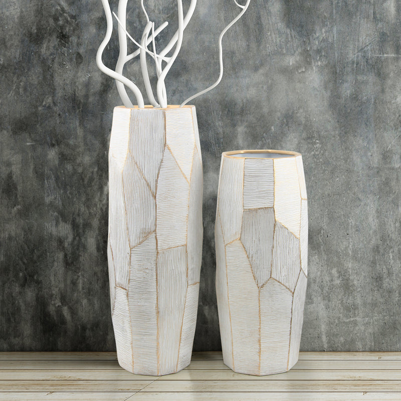 Green and White - Modern Ceramic Planters | Unlimited Containers | Wholesale Decorative Ceramic Planters For Florists